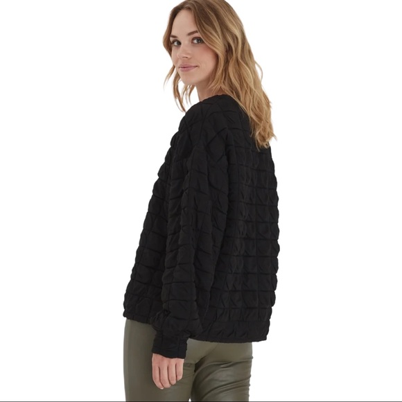 B.Young Byprisa Quilted Pullover Champagne XS - Picture 6 of 15
